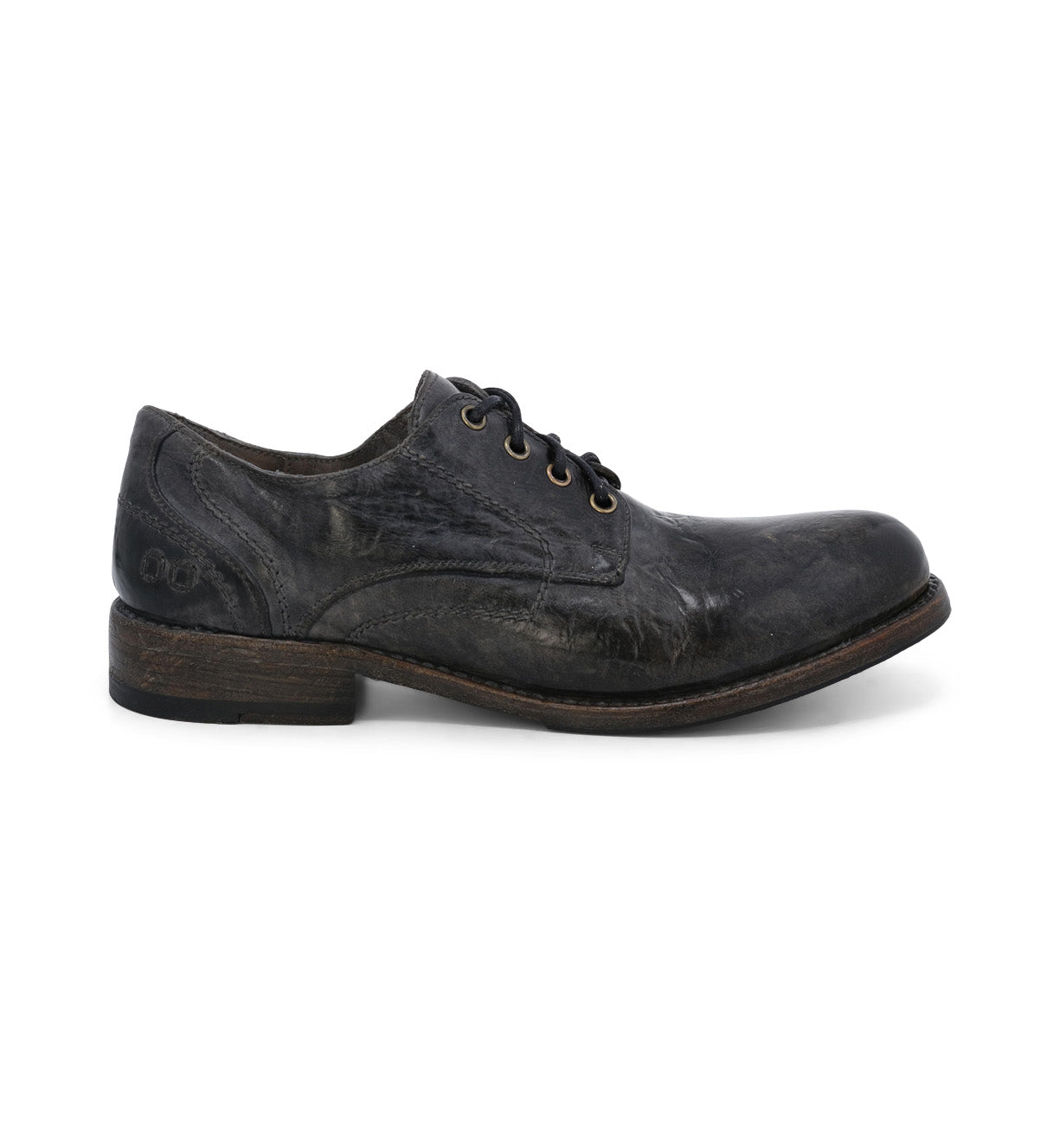 A pair of Bed Stu Galao men's lace up shoes with a leather sole.