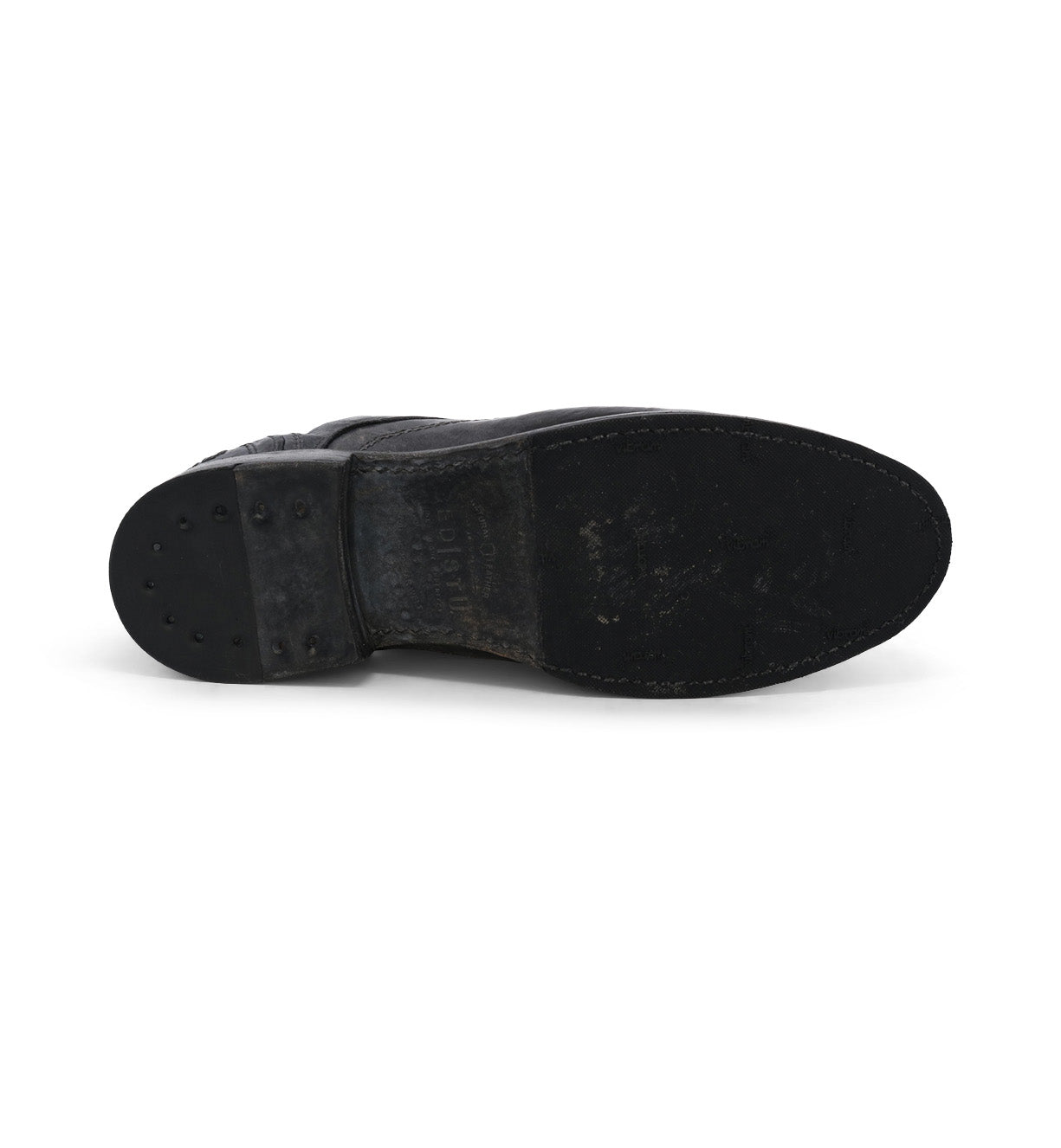 The sole of a Galao shoe by Bed Stu on a white background.