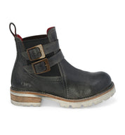 A Ginger ankle boot by Bed Stu with two buckles.