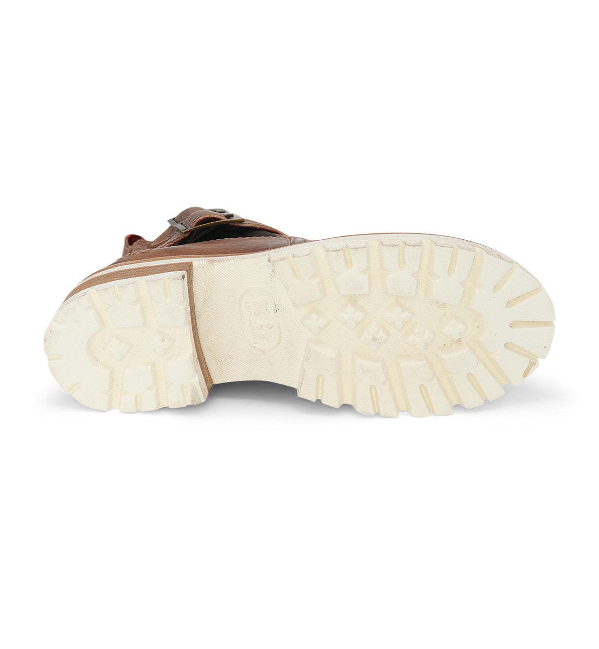 A pair of Ginger shoes by Bed Stu with white soles on a white background.