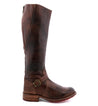 A women's Glaye riding boot with buckles and straps from Bed Stu.