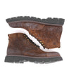 Bed Stu's Goer Italian work-style boots in oiled suede leather, emphasizing durability, on a white background.