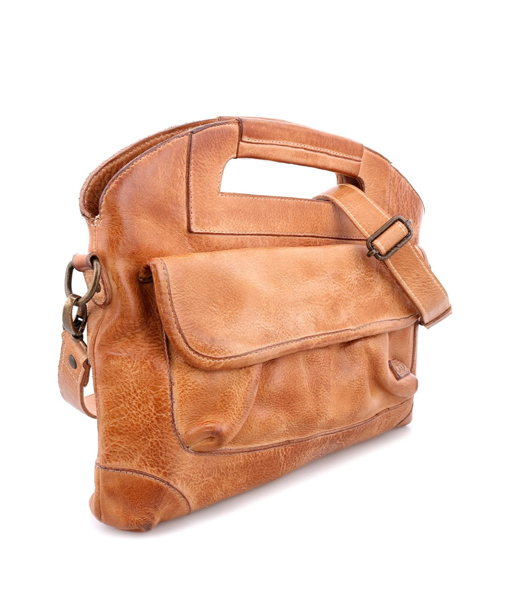 A Greenway leather bag with a shoulder strap from Bed Stu.