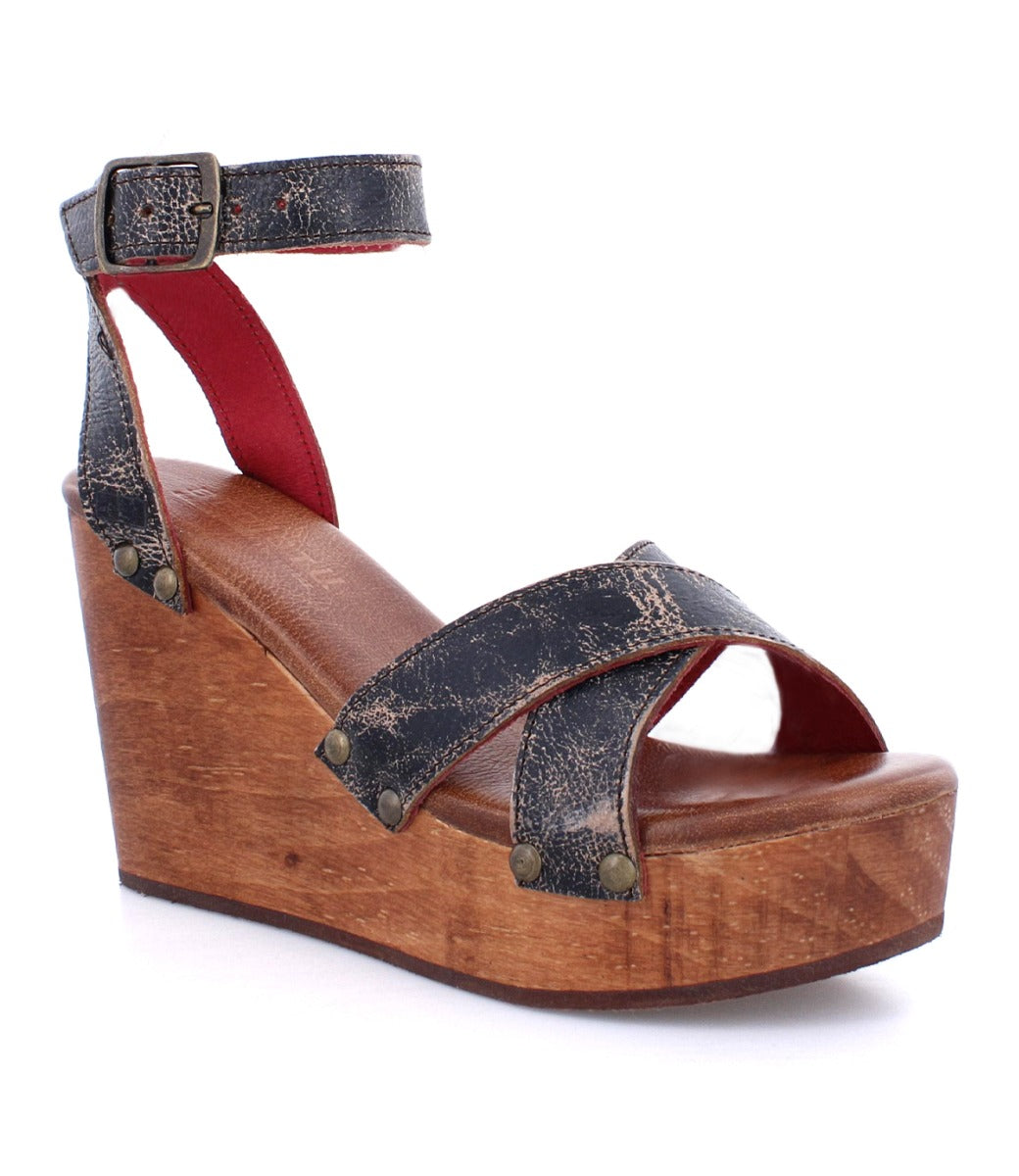 A women's Grettell sandal by Bed Stu with straps.