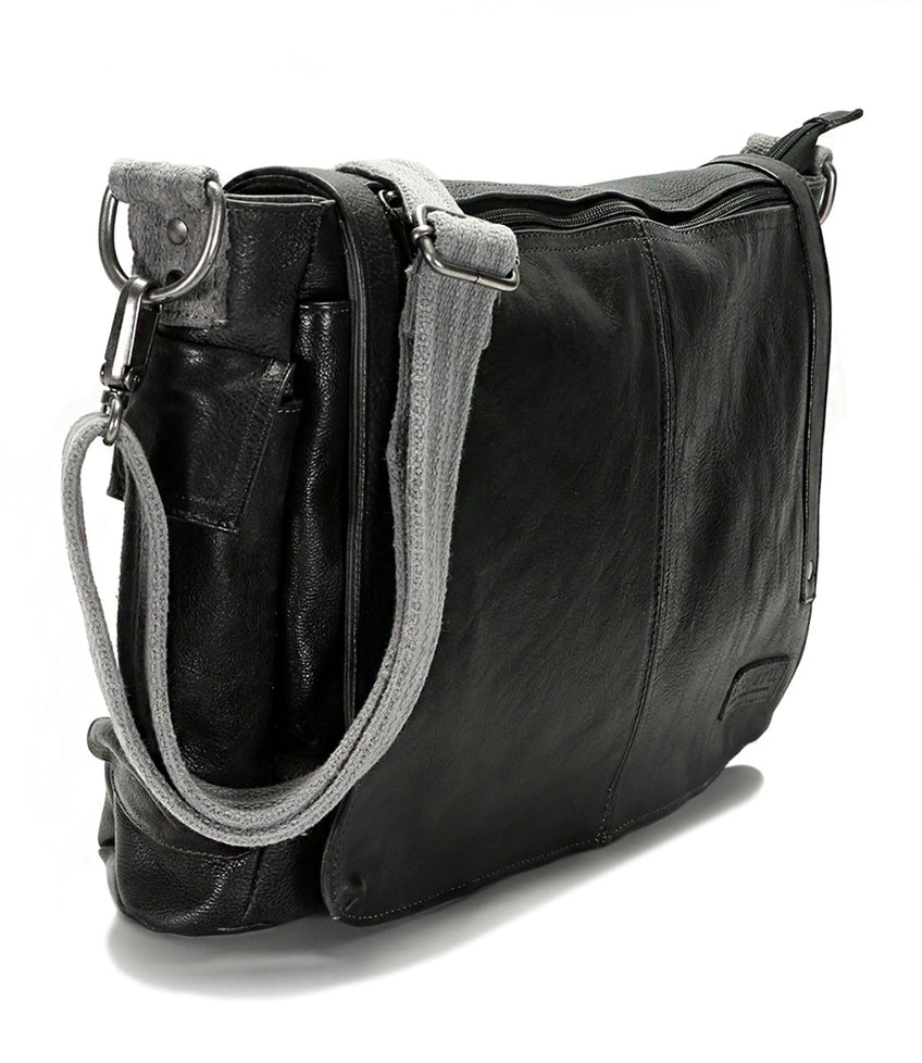 Hawkeye II Men's Full-Grain Leather Messenger Bag – BED|STÜ