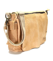 A Bed Stu Hawkeye II leather messenger bag.