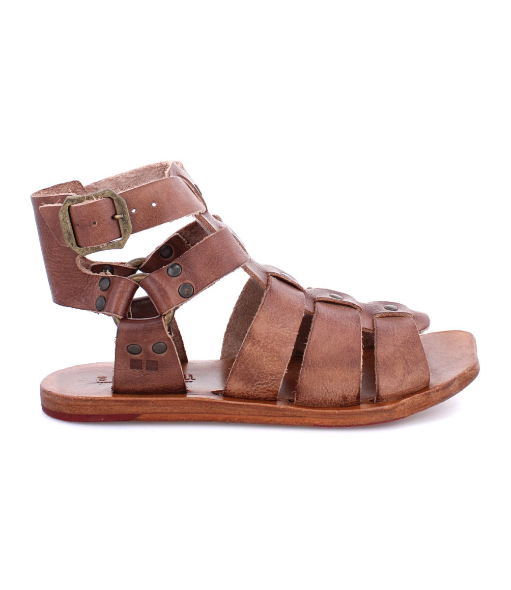 A women's Hera sandal with straps and buckles from the Bed Stu brand.