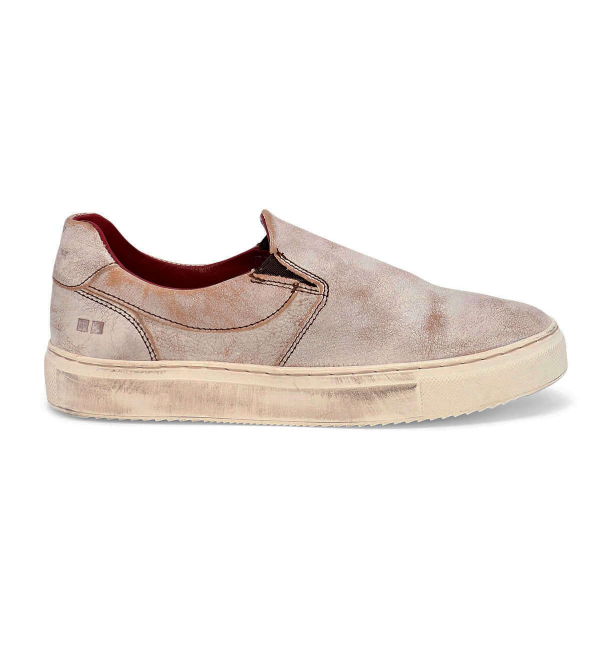 A pair of Hermione women's slip on sneakers in beige by Bed Stu.