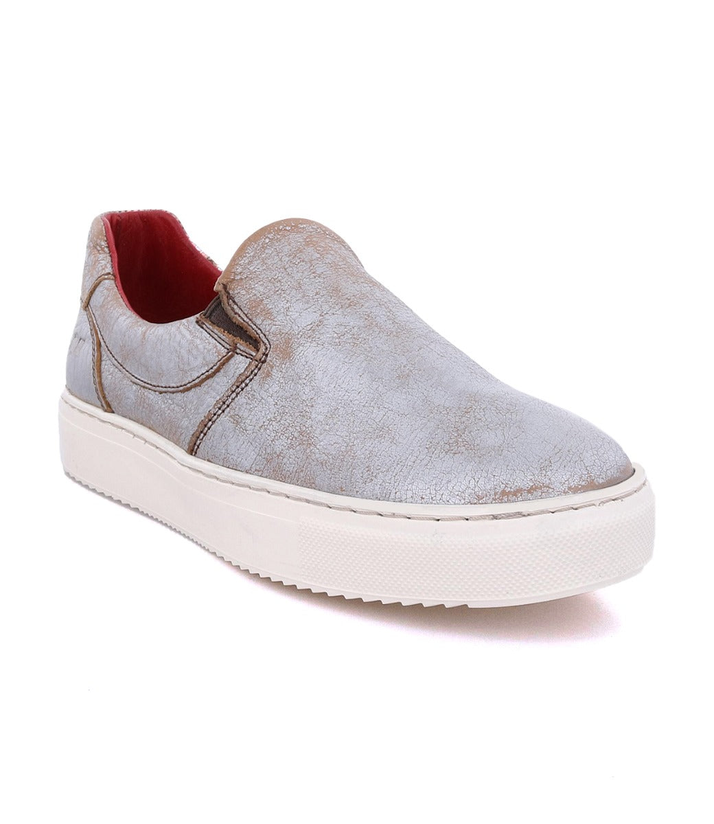 Bed Stu Hermione women's grey slip on sneakers.