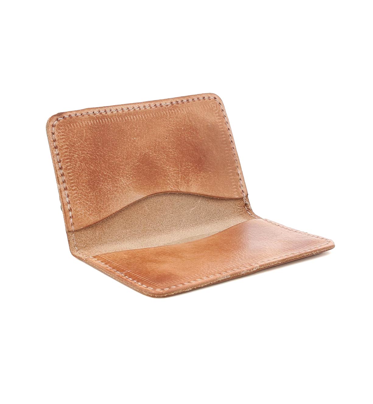 A Heston leather wallet by Bed Stu on a white background.