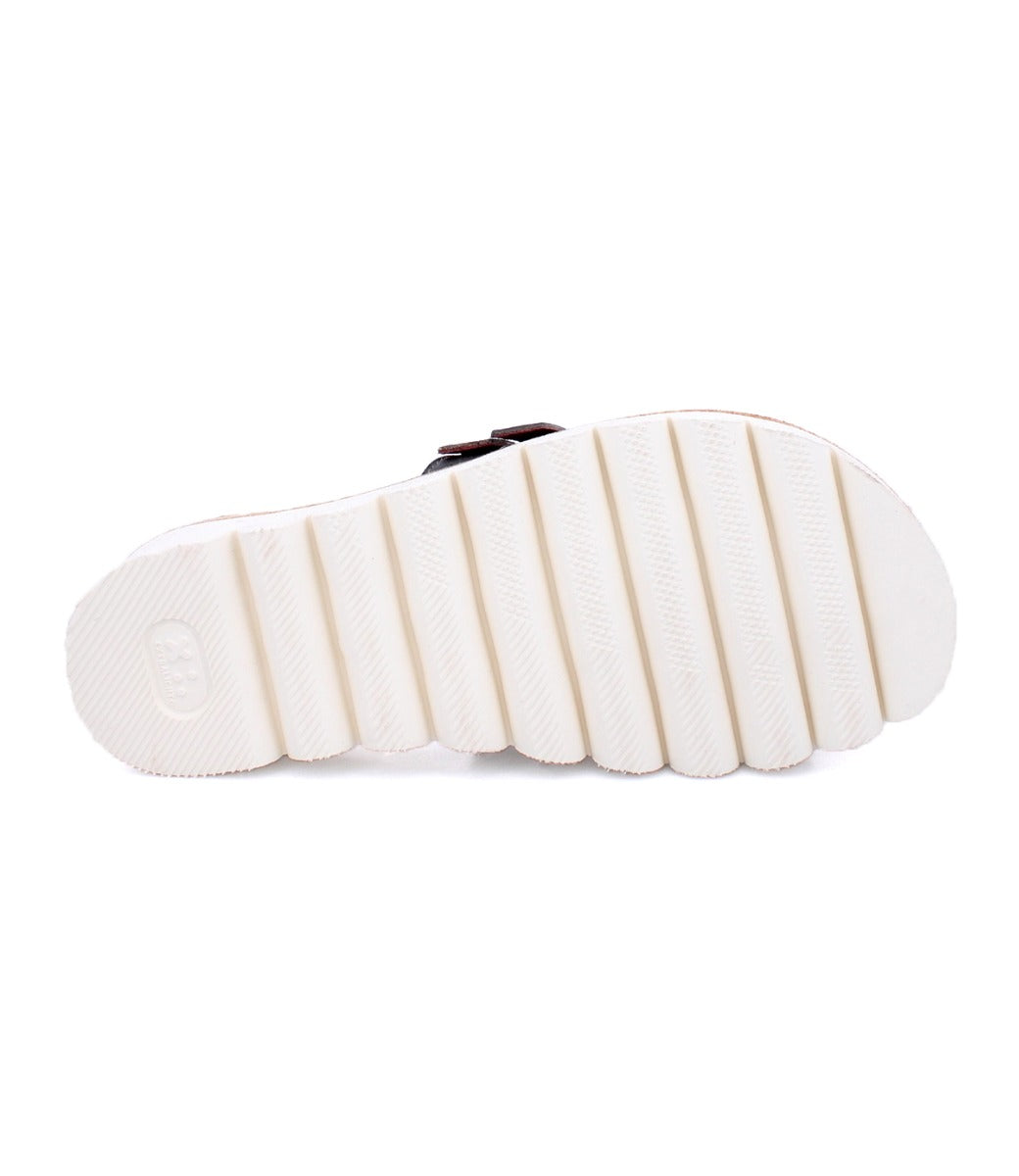 A pair of Bed Stu Holland sandals on a white background.