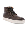 A men's brown leather Bed Stu Honor high top sneaker.
