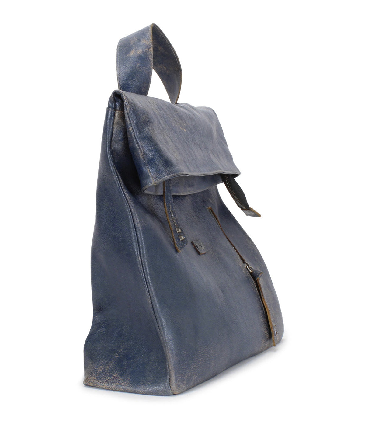 A blue Howie backpack by Bed Stu.