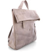 A grey Howie backpack with a zipper on the side from Bed Stu.