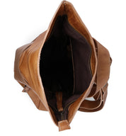 The inside of a Howie leather bag from Bed Stu.