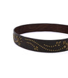 A Hudson leather belt with gold studs from Bed Stu.