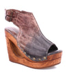 An Imelda wedge sandal with a wooden platform from Bed Stu.