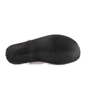 A pair of Bed Stu Impromptu woven leather shoes in a casual style on a white background.