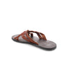 A pair of Impromptu woven leather sandals from Bed Stu, perfect for casual style, on a white background.