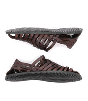 A pair of Bed Stu Insider closed-toe fisherman sandals on a white background.