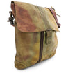 A Jack brown leather messenger bag with a brown leather strap by Bed Stu.
