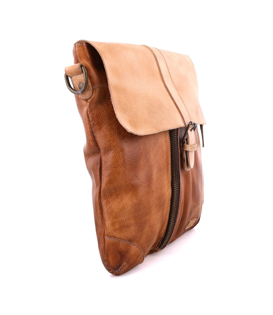A Jack leather crossbody bag with a zipper, made by Bed Stu.