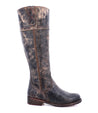 A women's Bed Stu Jacqueline leather riding boot with a zipper on the side.