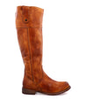 A women's Jacqueline riding boot by Bed Stu on a white background.