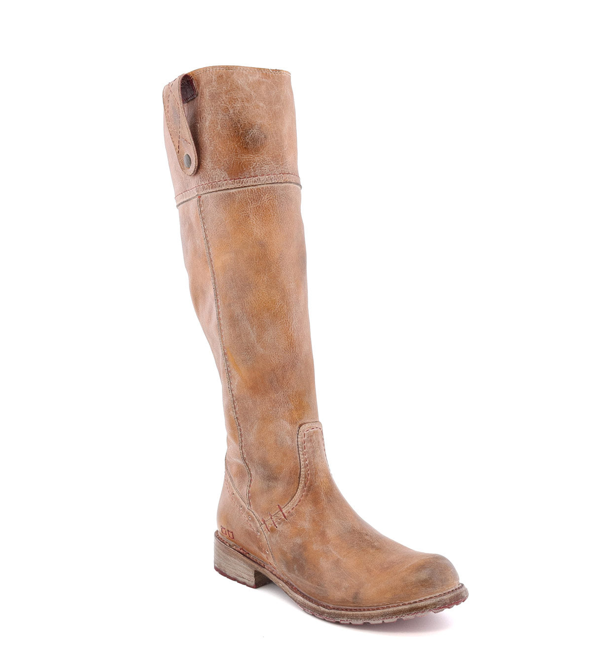 A women's Jacqueline riding boot by Bed Stu on a white background.