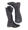 A pair of Janina boots with zippers on the side made by Bed Stu.