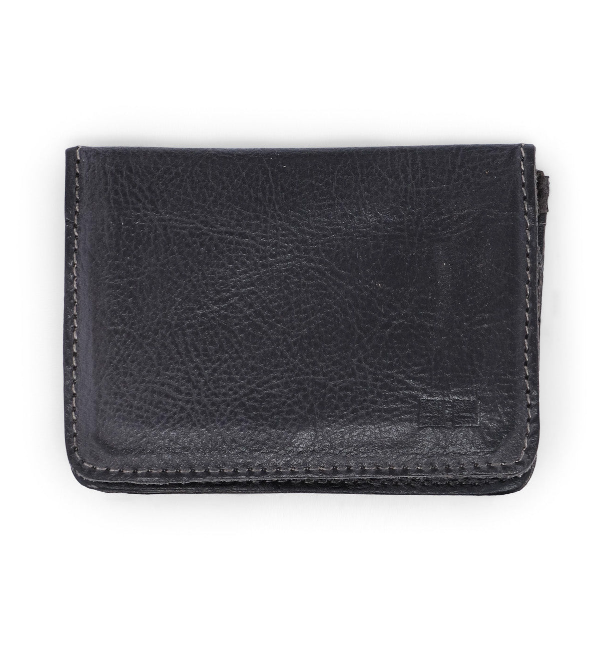 A Bed Stu black leather Jeor wallet on a white background.