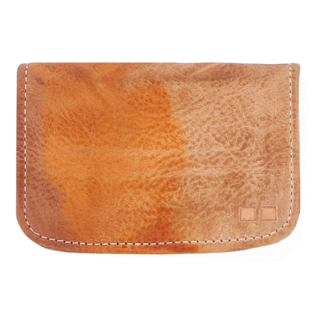 A Jeor leather wallet by Bed Stu on a white background.