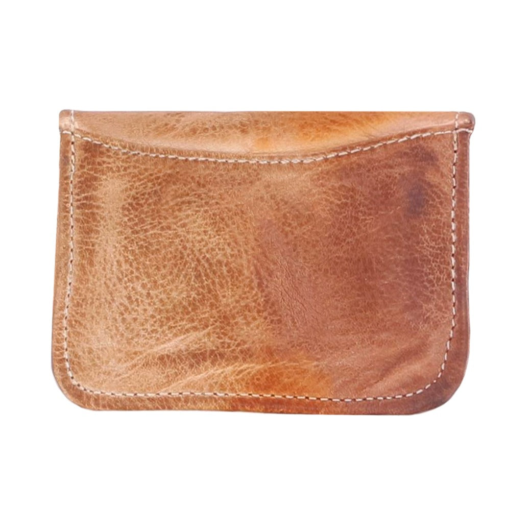 A Jeor leather wallet on a white background.