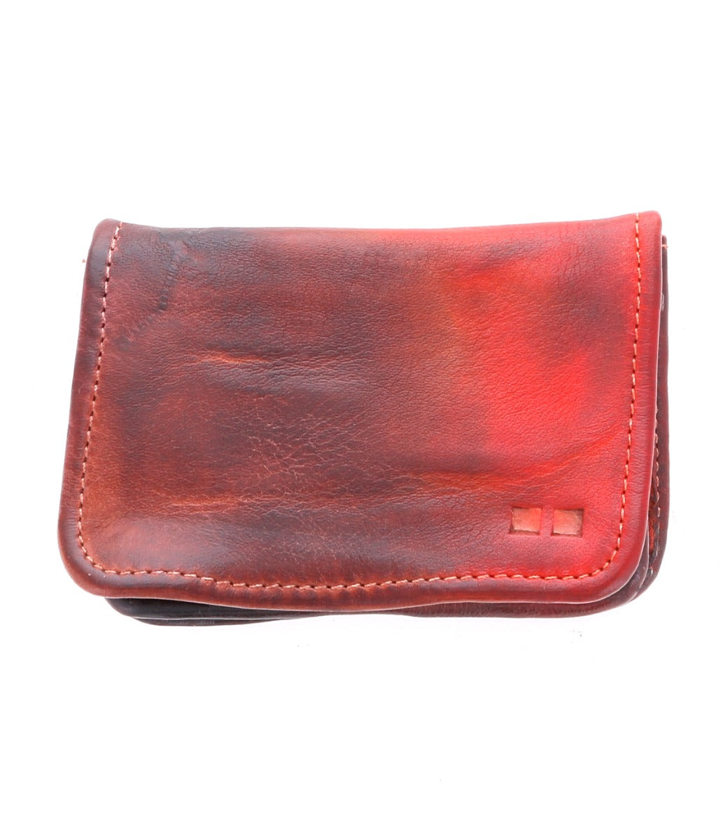 Bespoke Men's Red Leather Pebble Card Holder - Walmart.com