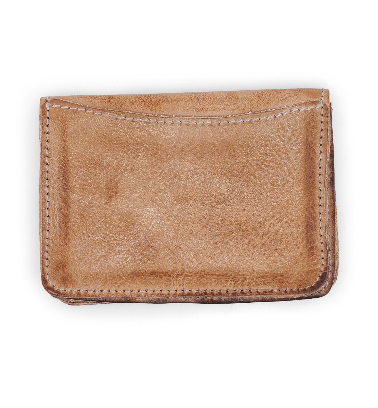 A Jeor leather wallet by Bed Stu on a white background.