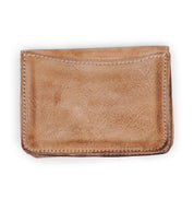A Jeor leather wallet by Bed Stu on a white background.