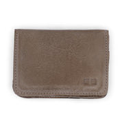 A Jeor brown leather wallet on a white background (by Bed Stu).
