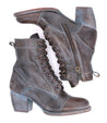 A pair of women's Bed Stu Judgement brown leather boots.