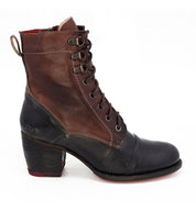 A women's Judgement boot by Bed Stu with a lace up.