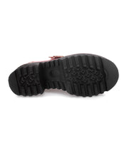 A pair of Bed Stu Kavi leather loafers featuring black soles for fall fashion.