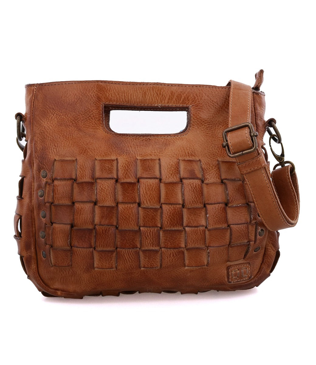 A Keiki tan leather handbag with a shoulder strap by Bed Stu.