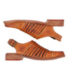 A pair of of women's leather sandal called the Kennya by Bed Stu.