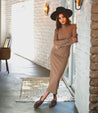 A woman in a pair of Kennya shoes by Bed Stu.