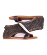 A pair of Bed Stu Kimberly women's sandals with a woven pattern.