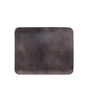 A dark brown leather Launcher mousepad on a white background by Bed Stu.