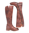A pair of Bed Stu Letizia women's brown tall boots.