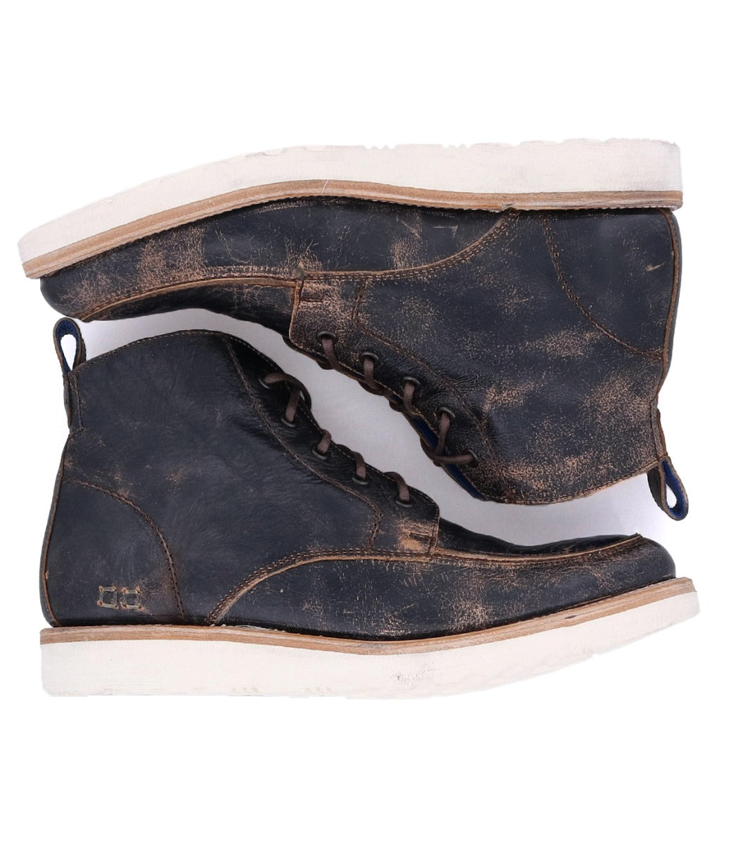 A pair of Bed Stu Lincoln men's leather boots.
