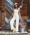 A woman wearing a pair of leather sneaker Lirica by Bed Stu.