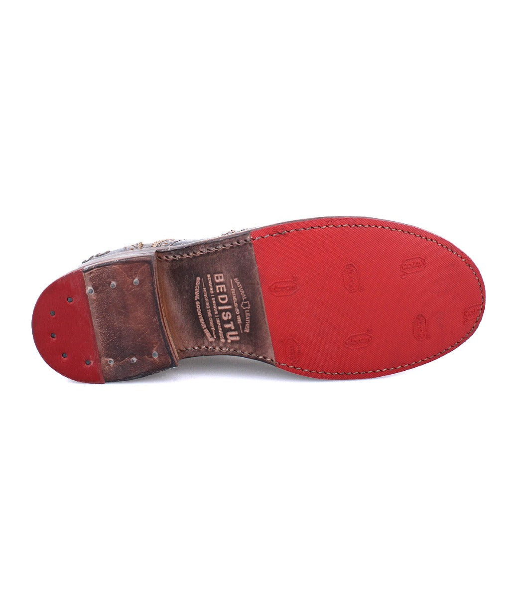 Bed Stu Lita shoes with a red sole.