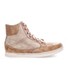 A men's beige high top Lordmind sneaker by Bed Stu.